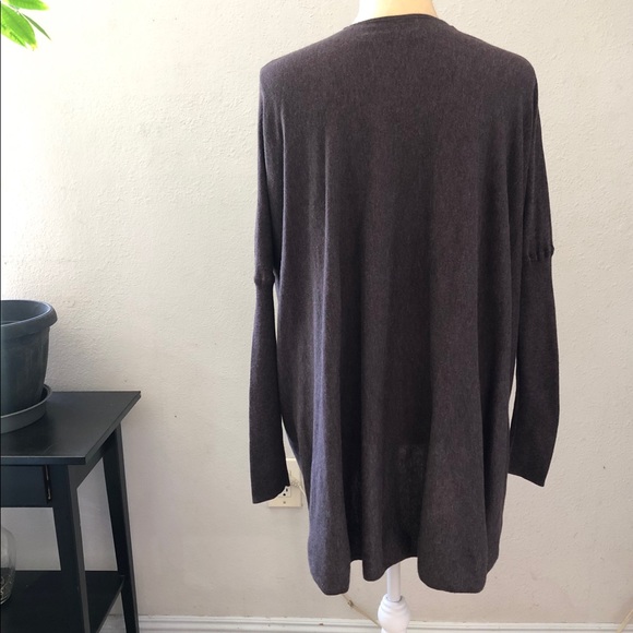 Allsaints Size Small Itat Shrug Cardigan Brown - Picture 6 of 10